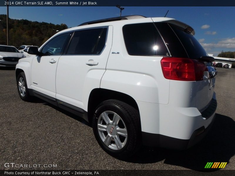 Summit White / Jet Black 2014 GMC Terrain SLE AWD