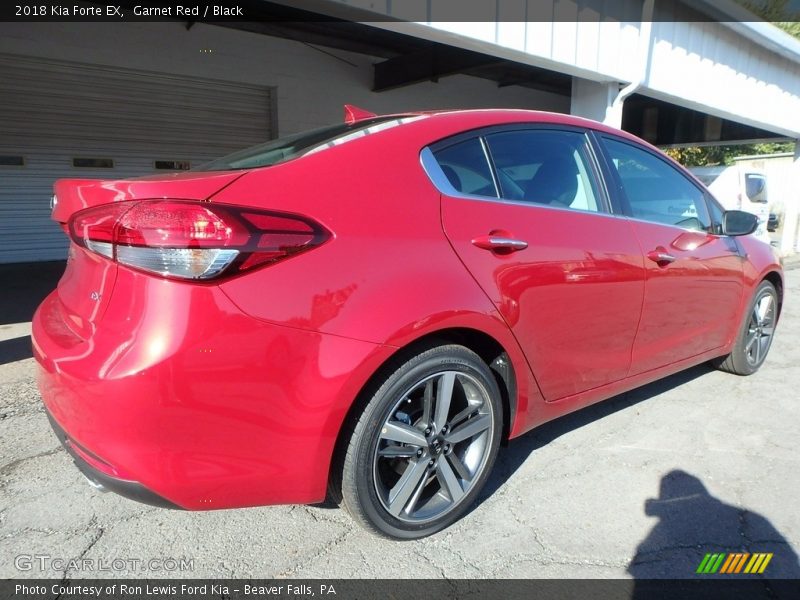 Garnet Red / Black 2018 Kia Forte EX