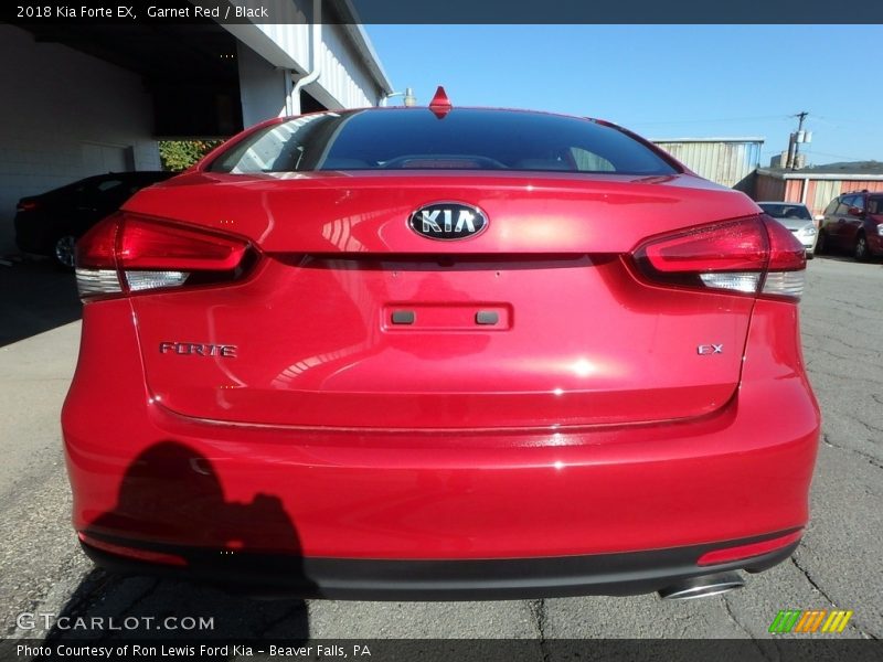 Garnet Red / Black 2018 Kia Forte EX