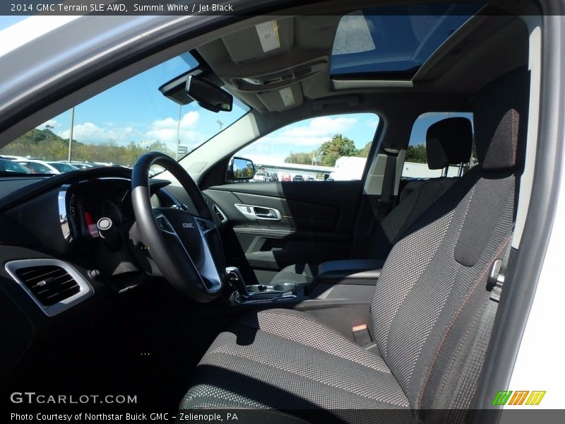 Summit White / Jet Black 2014 GMC Terrain SLE AWD