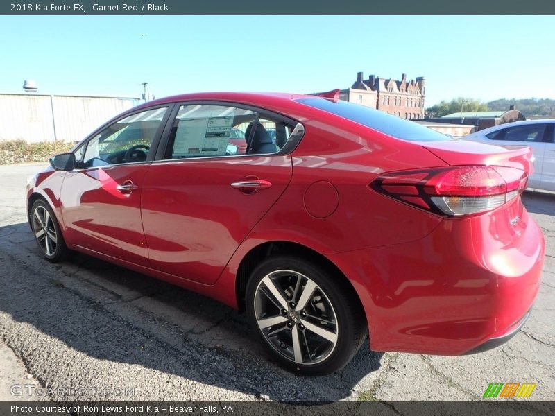 Garnet Red / Black 2018 Kia Forte EX