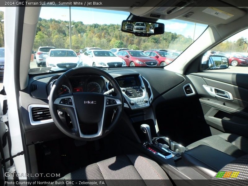 Summit White / Jet Black 2014 GMC Terrain SLE AWD