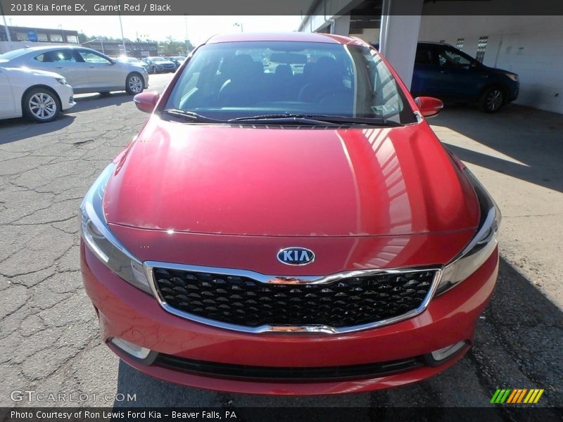 Garnet Red / Black 2018 Kia Forte EX