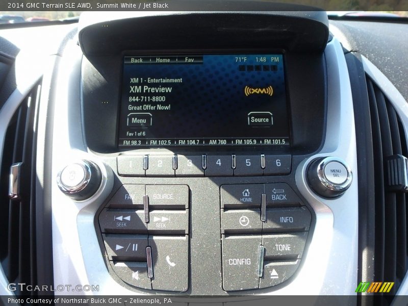 Summit White / Jet Black 2014 GMC Terrain SLE AWD