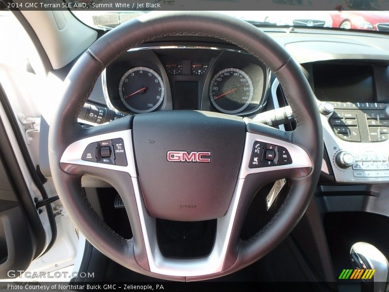 Summit White / Jet Black 2014 GMC Terrain SLE AWD