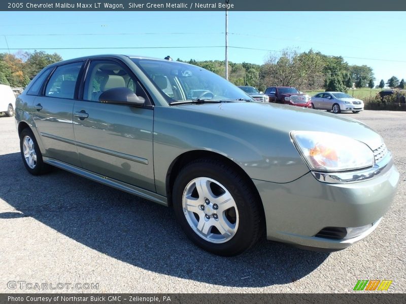 Silver Green Metallic / Neutral Beige 2005 Chevrolet Malibu Maxx LT Wagon