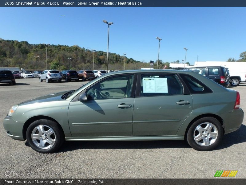 Silver Green Metallic / Neutral Beige 2005 Chevrolet Malibu Maxx LT Wagon