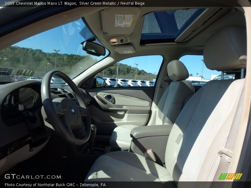 Silver Green Metallic / Neutral Beige 2005 Chevrolet Malibu Maxx LT Wagon