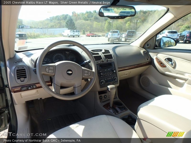 Silver Green Metallic / Neutral Beige 2005 Chevrolet Malibu Maxx LT Wagon