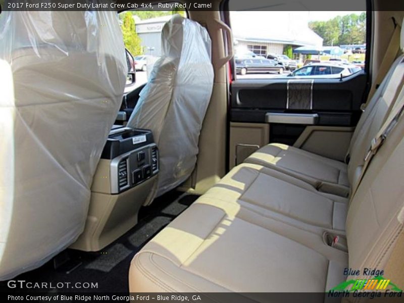 Ruby Red / Camel 2017 Ford F250 Super Duty Lariat Crew Cab 4x4