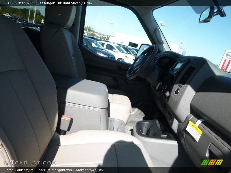 Brilliant Silver / Gray 2017 Nissan NV SL Passenger