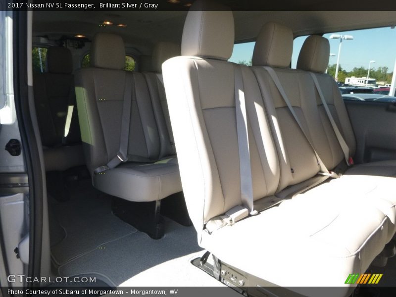 Brilliant Silver / Gray 2017 Nissan NV SL Passenger