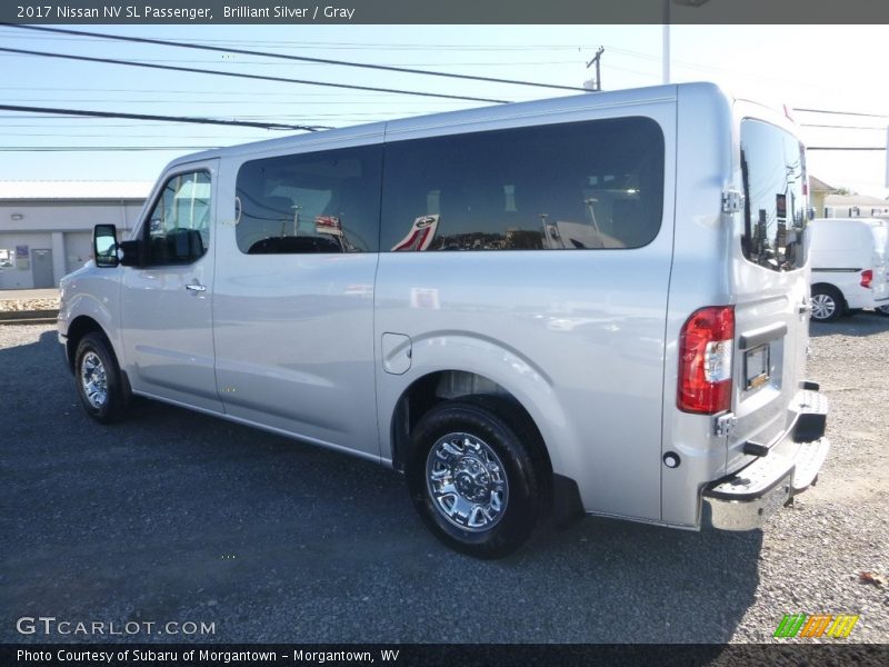 Brilliant Silver / Gray 2017 Nissan NV SL Passenger