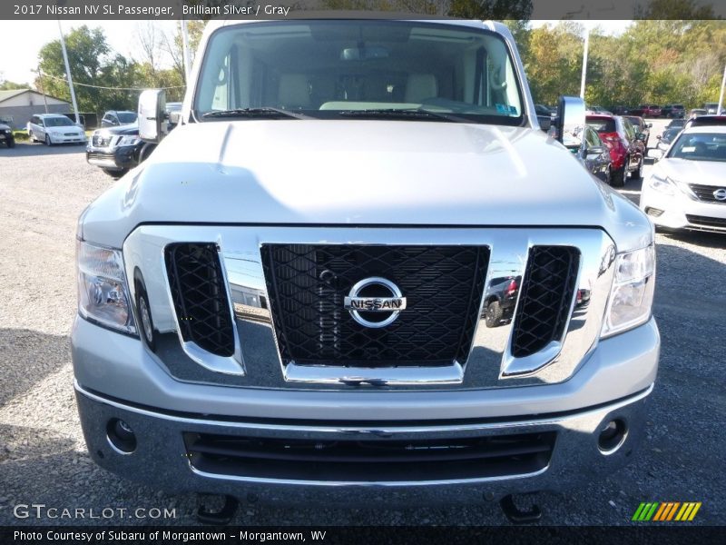 Brilliant Silver / Gray 2017 Nissan NV SL Passenger