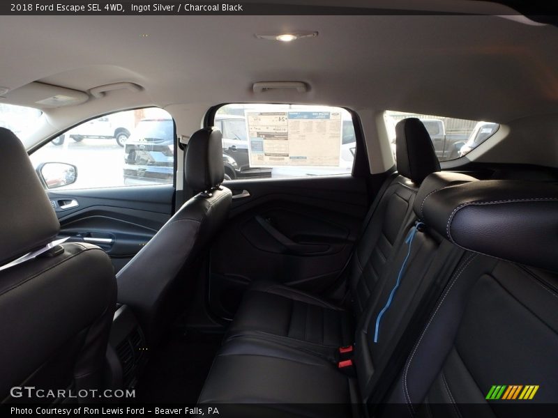 Ingot Silver / Charcoal Black 2018 Ford Escape SEL 4WD