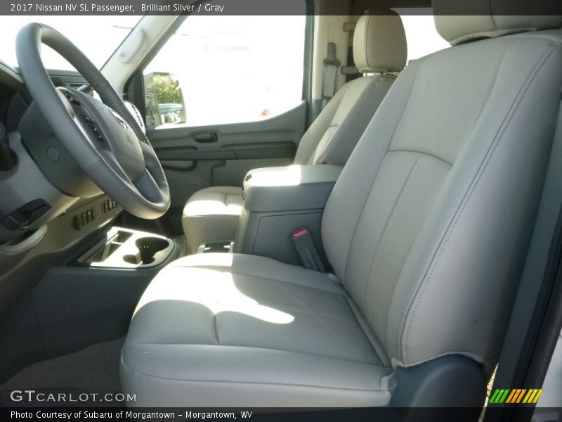 Brilliant Silver / Gray 2017 Nissan NV SL Passenger
