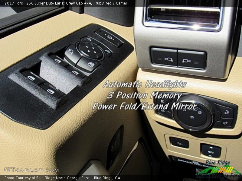 Ruby Red / Camel 2017 Ford F250 Super Duty Lariat Crew Cab 4x4