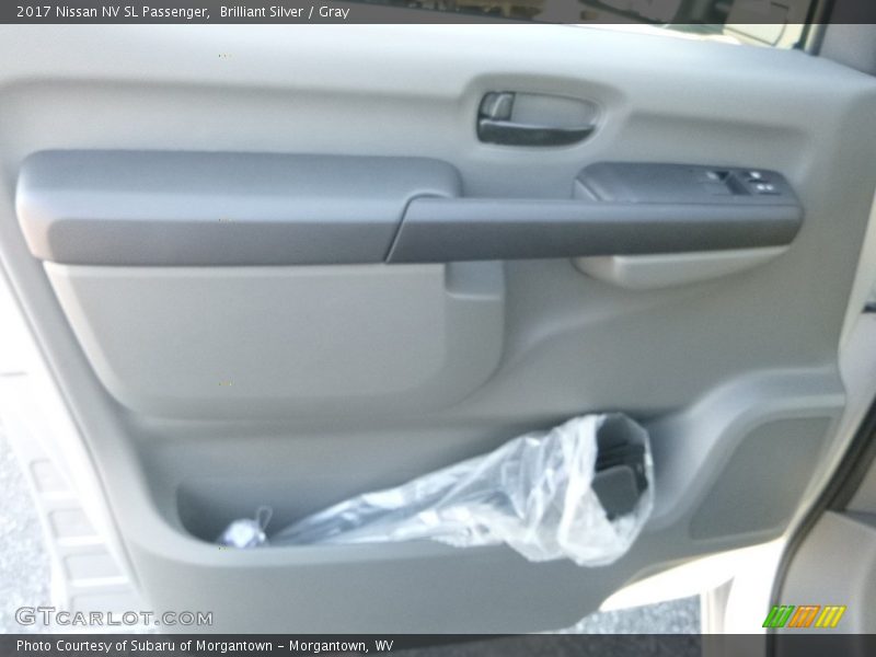 Brilliant Silver / Gray 2017 Nissan NV SL Passenger