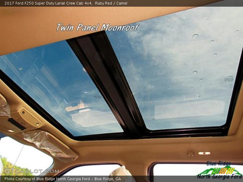 Ruby Red / Camel 2017 Ford F250 Super Duty Lariat Crew Cab 4x4