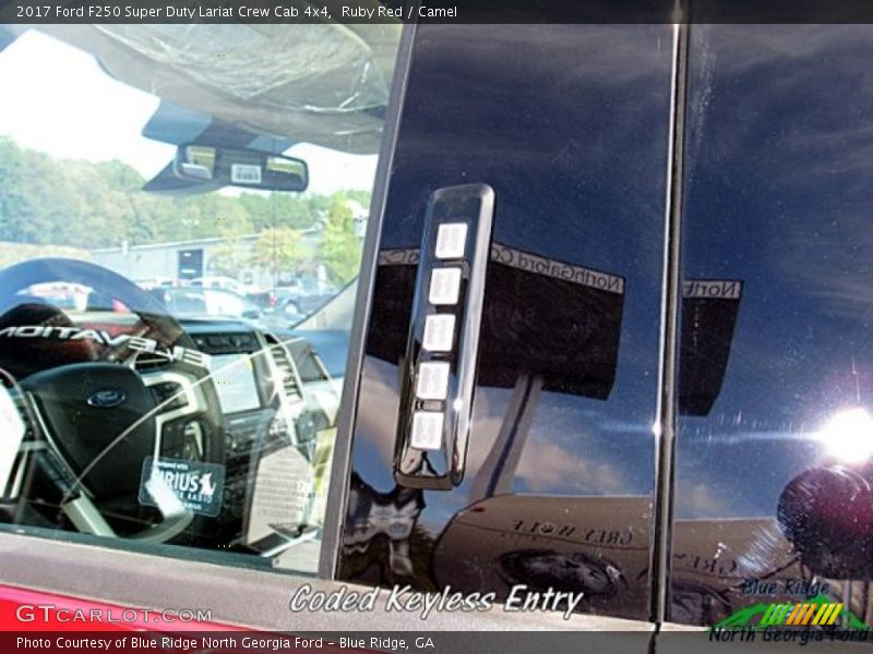 Ruby Red / Camel 2017 Ford F250 Super Duty Lariat Crew Cab 4x4