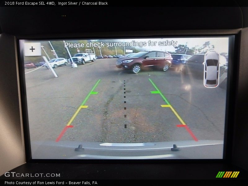 Ingot Silver / Charcoal Black 2018 Ford Escape SEL 4WD