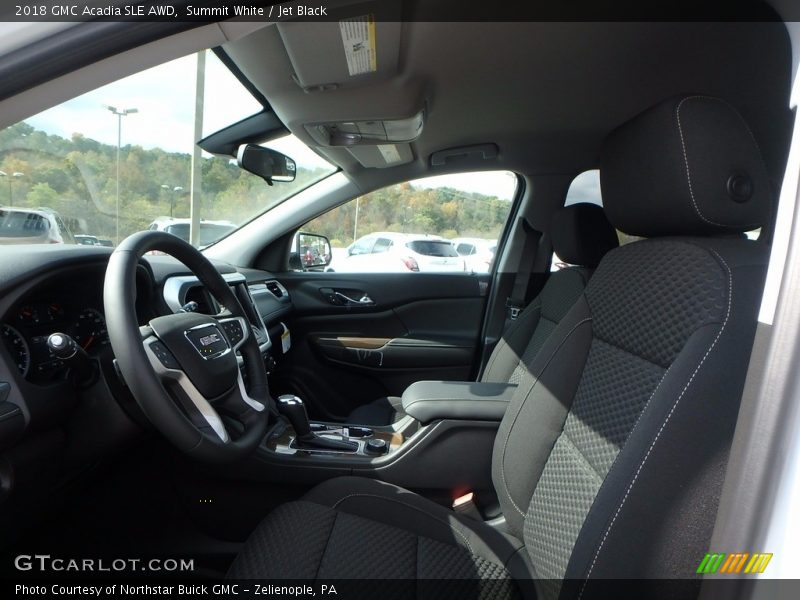 Summit White / Jet Black 2018 GMC Acadia SLE AWD