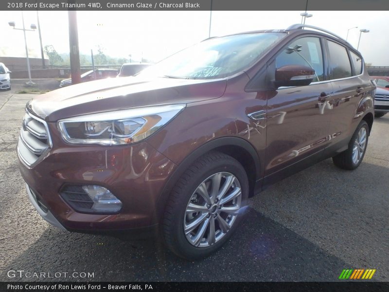 Cinnamon Glaze / Charcoal Black 2018 Ford Escape Titanium 4WD