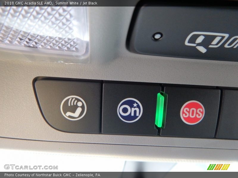 Summit White / Jet Black 2018 GMC Acadia SLE AWD
