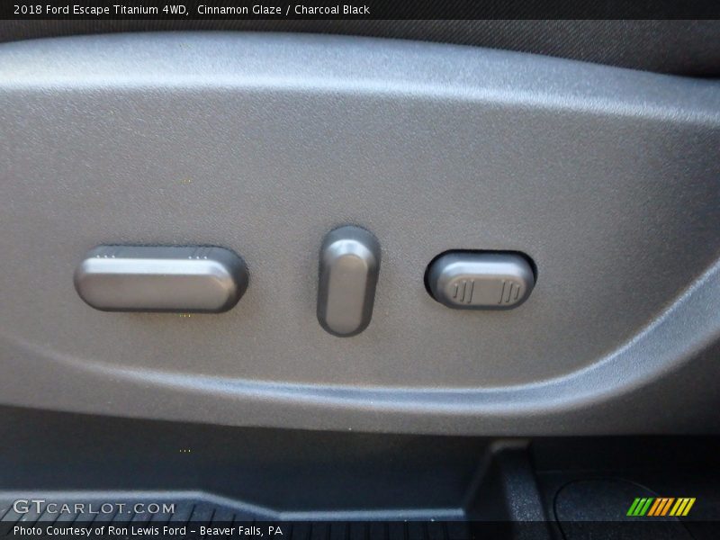 Cinnamon Glaze / Charcoal Black 2018 Ford Escape Titanium 4WD