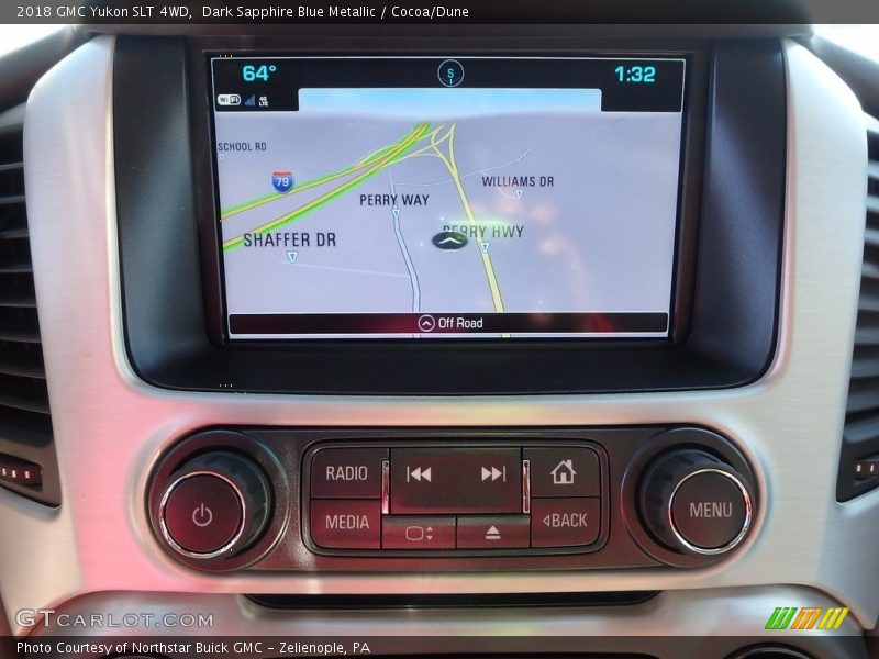 Navigation of 2018 Yukon SLT 4WD