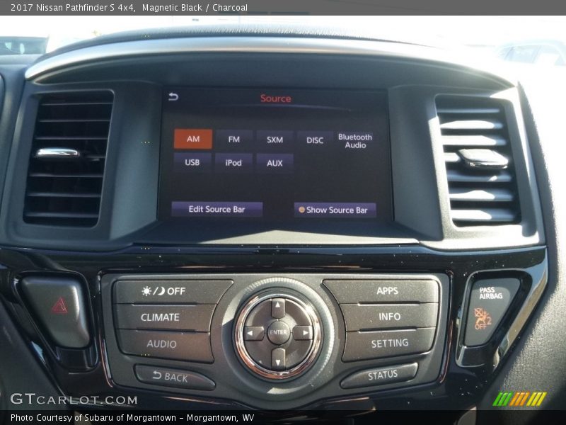 Magnetic Black / Charcoal 2017 Nissan Pathfinder S 4x4