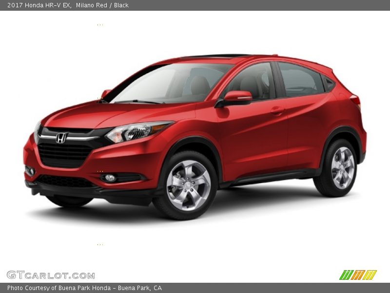 Milano Red / Black 2017 Honda HR-V EX