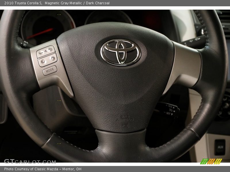 Magnetic Gray Metallic / Dark Charcoal 2010 Toyota Corolla S