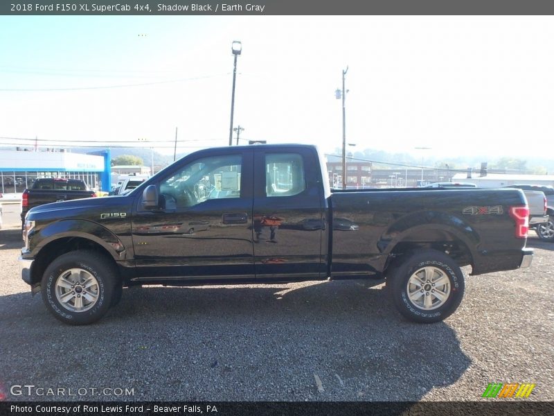 Shadow Black / Earth Gray 2018 Ford F150 XL SuperCab 4x4