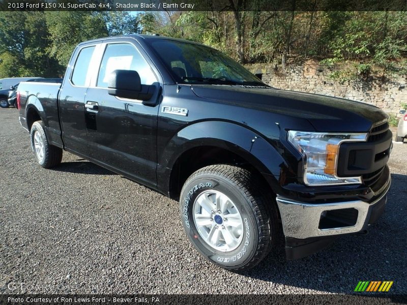 Shadow Black / Earth Gray 2018 Ford F150 XL SuperCab 4x4