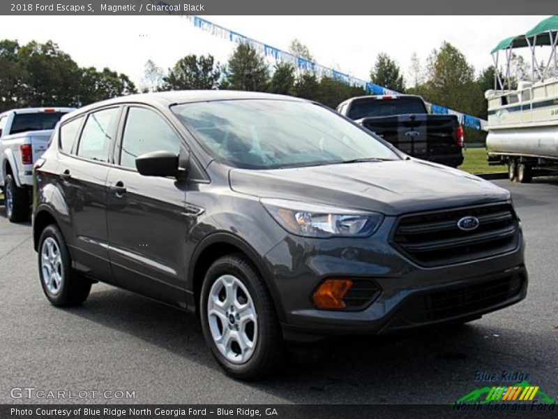 Magnetic / Charcoal Black 2018 Ford Escape S