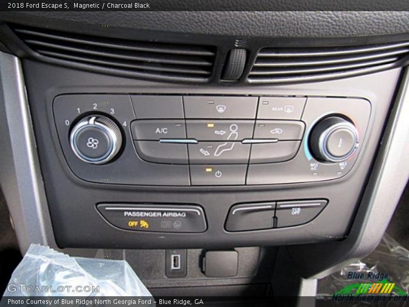 Magnetic / Charcoal Black 2018 Ford Escape S