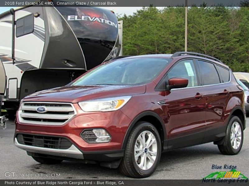 Cinnamon Glaze / Charcoal Black 2018 Ford Escape SE 4WD