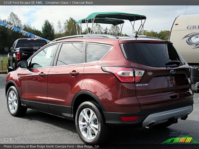Cinnamon Glaze / Charcoal Black 2018 Ford Escape SE 4WD