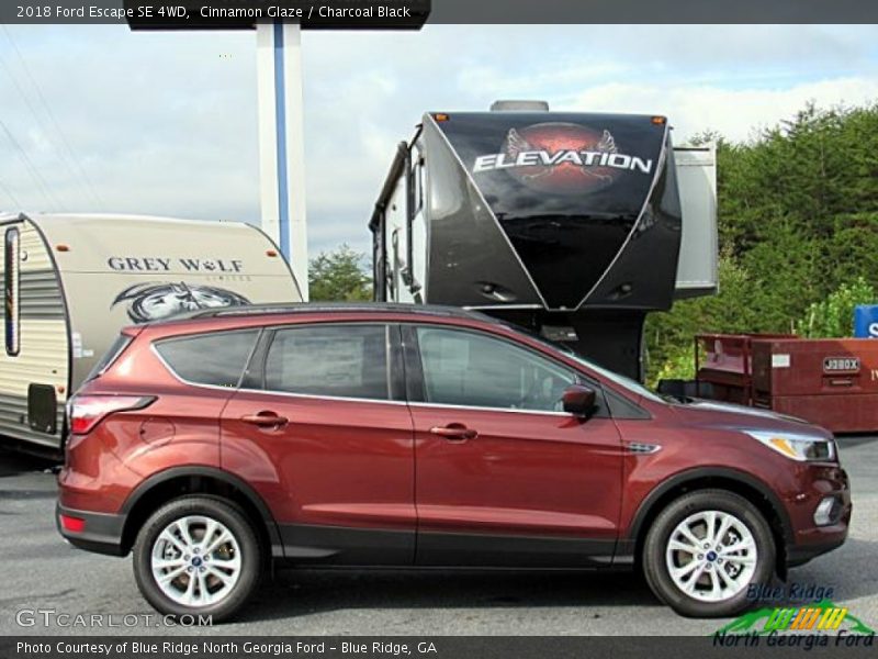 Cinnamon Glaze / Charcoal Black 2018 Ford Escape SE 4WD
