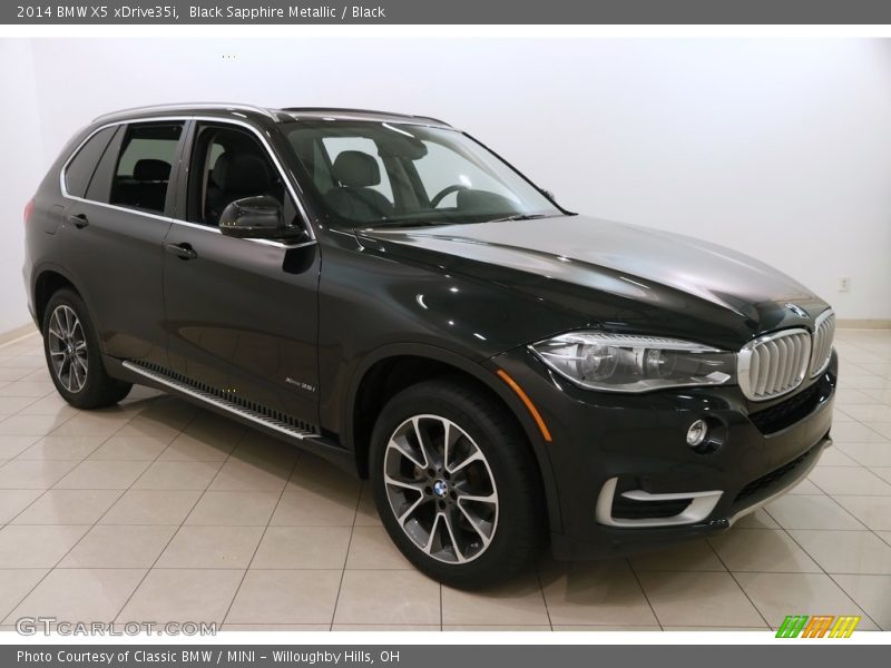 Black Sapphire Metallic / Black 2014 BMW X5 xDrive35i