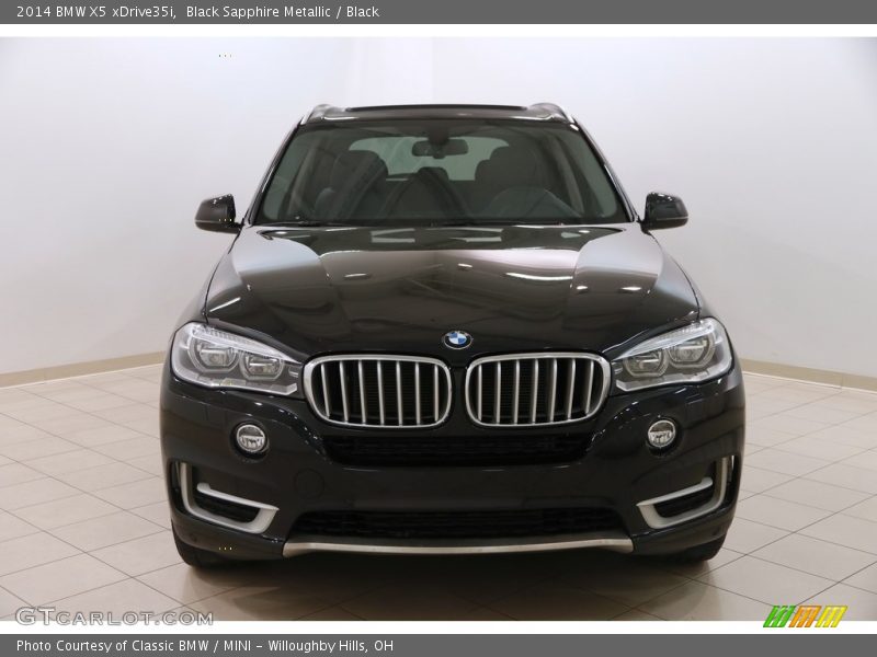 Black Sapphire Metallic / Black 2014 BMW X5 xDrive35i