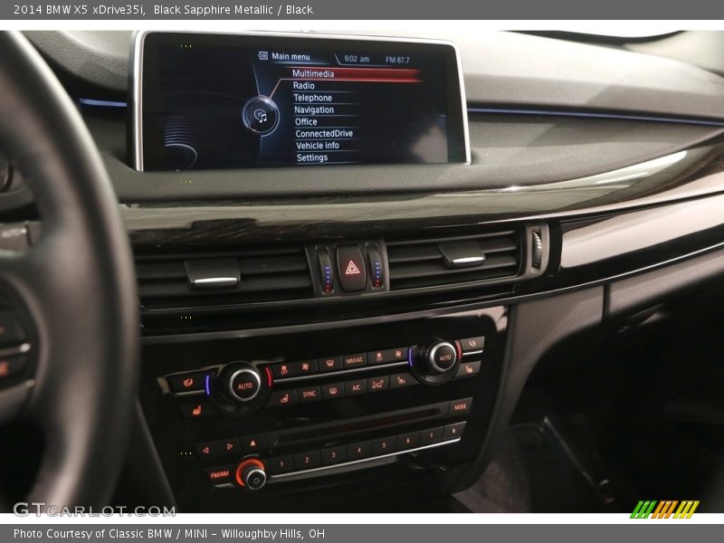 Black Sapphire Metallic / Black 2014 BMW X5 xDrive35i