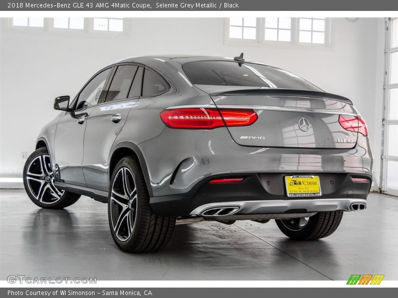 Selenite Grey Metallic / Black 2018 Mercedes-Benz GLE 43 AMG 4Matic Coupe