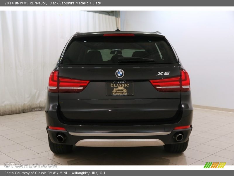 Black Sapphire Metallic / Black 2014 BMW X5 xDrive35i