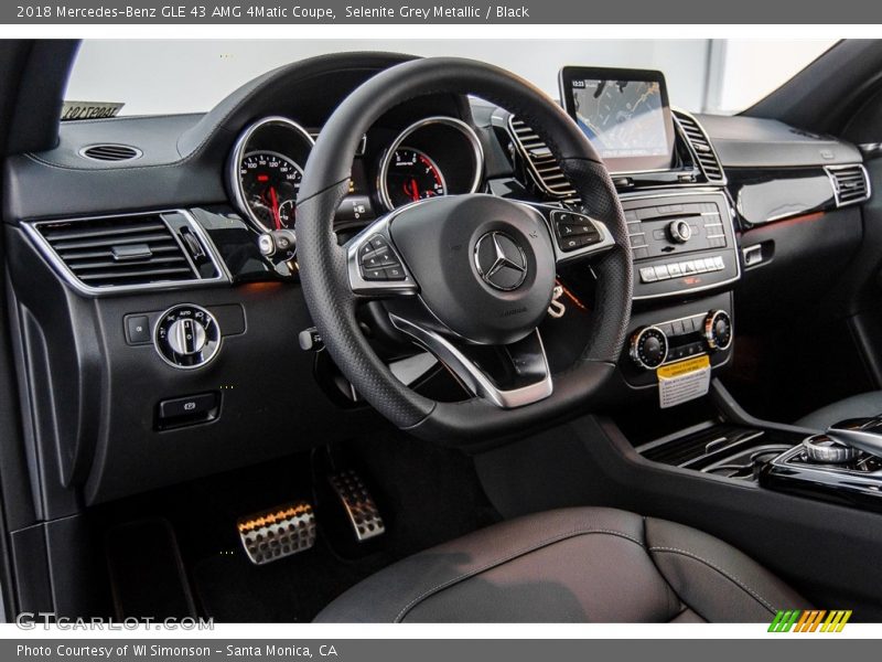 Selenite Grey Metallic / Black 2018 Mercedes-Benz GLE 43 AMG 4Matic Coupe