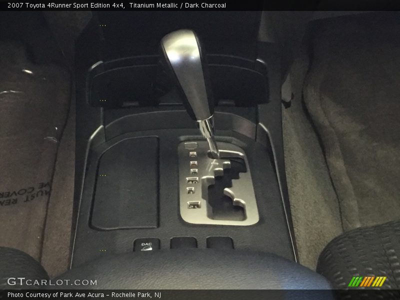 Titanium Metallic / Dark Charcoal 2007 Toyota 4Runner Sport Edition 4x4