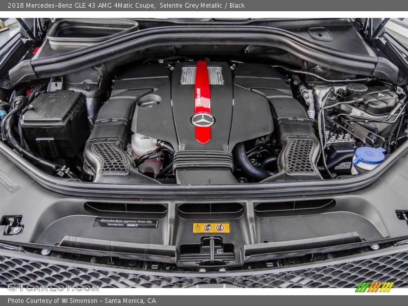  2018 GLE 43 AMG 4Matic Coupe Engine - 3.0 Liter AMG DI biturbo DOHC 24-Valve VVT V6
