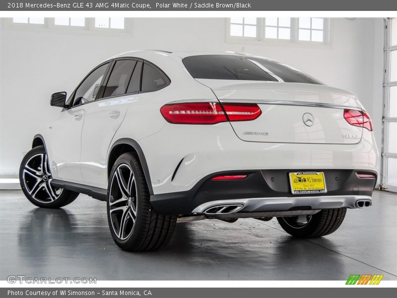 Polar White / Saddle Brown/Black 2018 Mercedes-Benz GLE 43 AMG 4Matic Coupe