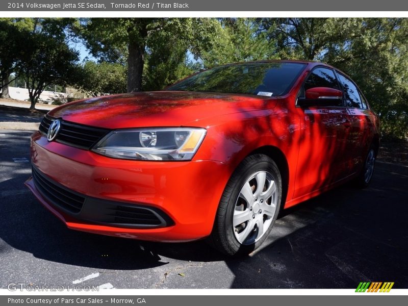 Tornado Red / Titan Black 2014 Volkswagen Jetta SE Sedan
